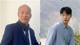 韓國瑜與柳俊列的對比圖。（圖/翻攝自韓國瑜柳俊烈ig)