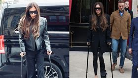 「貝嫂」維多利亞受傷。（圖／美聯社／達志影像）