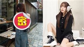 林襄近日釋出一系列咖啡廳外美照，轉身後面全空驚呆一票粉絲。（圖／翻攝自林襄 IG）

