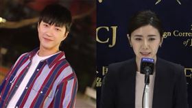 江宏傑、福原愛。（圖／翻攝自小紅書）