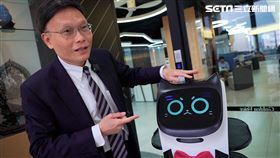 任介卿成功帶領企業轉型，全台5分之4的送餐機器人都來自甲電。（圖／記者周均庭攝影）
