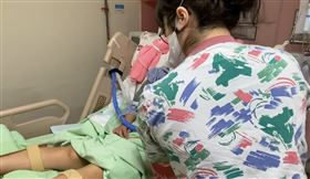 彰化伸港，10歲姊遭撞飛，治療26天，音樂治療，眨眼好幾下，希望白沙屯媽祖來看我(圖／翻攝畫面)