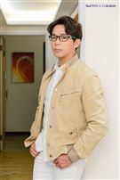 陳子強三立新聞網專訪。（圖／記者楊澍攝影）