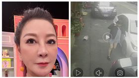 楊繡惠曬出監視器畫面（圖／翻攝自臉書）