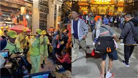 「勇腳伯」昨夜抵鎮瀾宮！堅持緊跟白沙屯媽祖　網淚喊：香客的榜樣（圖／翻攝自臉書、YT）