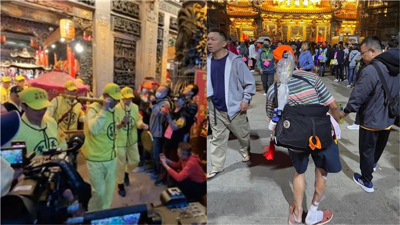 勇腳伯昨夜抵鎮瀾宮！堅持緊跟白沙屯媽祖