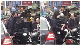 中壢,女警,新明市場,違停（圖／翻攝自《黑色豪門企業》）