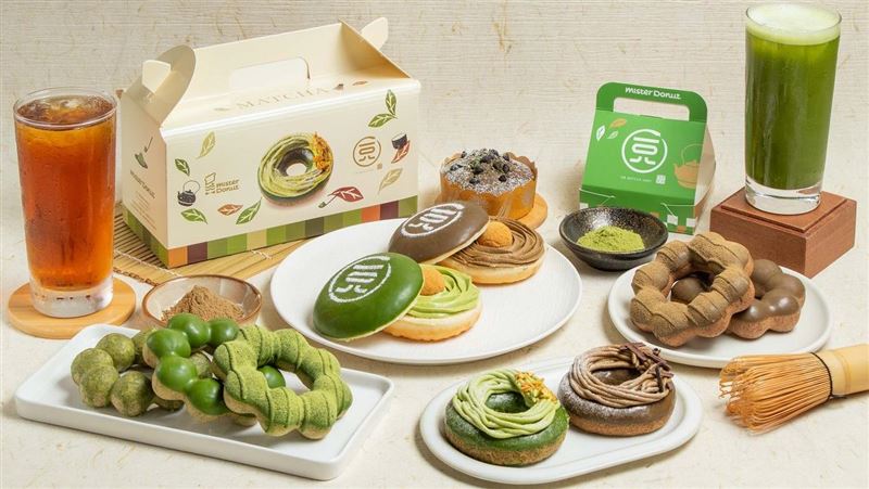 限時買5送2！Mister Donut抹茶甜甜圈開賣