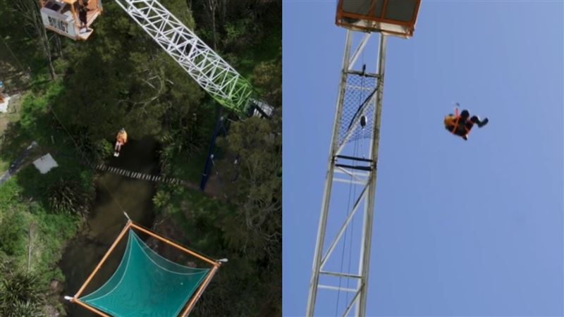 43公尺高急墜 遊樂園推無安全繩自由落體