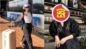 周曉涵趁空檔到青邁機場，超緊身的OOTD穿搭引發熱議。（圖／翻攝自ilove7388 IG）