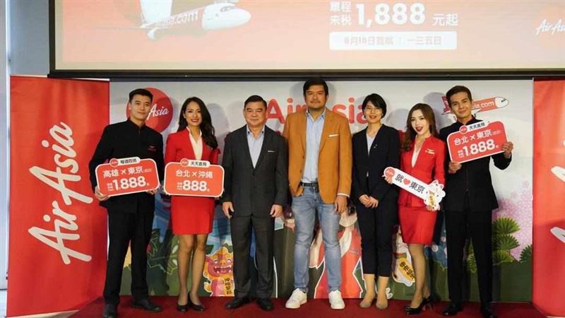 AirAsia衝日本888元起　下午4點開搶