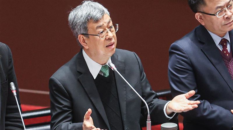 藍委拿AI影片質詢真偽　陳建仁：有意思嗎