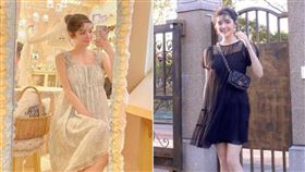 ▲蘇小軒社群通常都PO凸顯身材曲線的美照，很偶爾才出現穿寬鬆澎裙、或是疑似有孕肚的照片，但她也很常分享「庫存照」。（圖／取自蘇小軒IG）