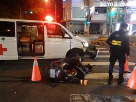 新／台中男未禮讓救護車遭撞亡　一驗酒駕（圖／翻攝畫面）