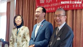 ▲國民黨主席朱立倫出席「6心級幸福派遣圓山論壇」（圖／記者陳怡潔攝影）