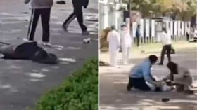 台州職業技術學院發生無差別駕車衝撞事件，導致3人死亡、16人受傷。（圖／翻攝自微博）