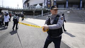 ▲大聯盟韓國開幕戰，首爾高尺天空巨蛋接獲炸彈威脅。（圖／美聯社／達志影像）