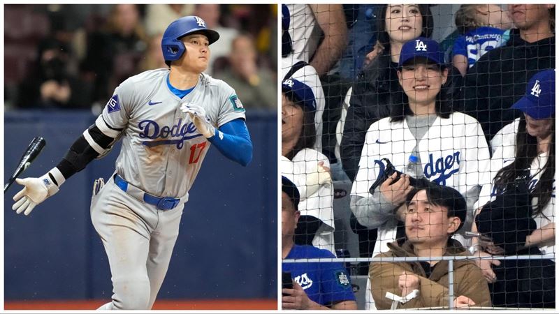 大谷首安首打點道奇逆轉　愛妻看台超開心