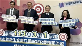健保今年3月1日起，也正式給付抗血管新生合併口服EGFR雙標靶治療。（圖／記者簡浩正攝影）