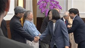 蔡英文總統接見「519白色恐怖記憶日」籌備委員會。（圖／總統府提供)