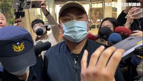 ▲台北地院再度召開羈押庭，議員陳重文抵達現場。（圖／記者楊忠翰攝影）