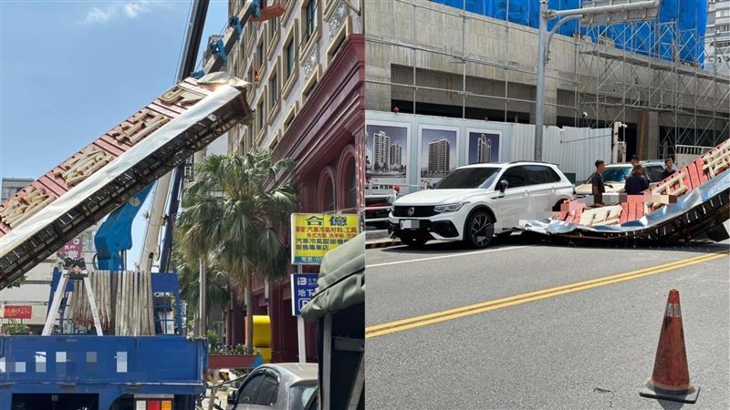 3年前大樓倒塌!花蓮知名飯店招牌7樓墜地