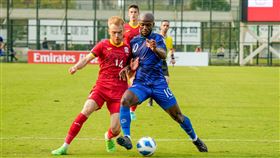 吉爾吉斯隊擊敗台灣男足。（圖／大會提供）