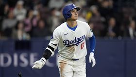 ▲大谷翔平被高尺巨蛋沒收2轟。（圖／美聯社／達志影像）