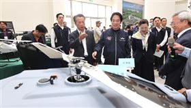 賴清德赴嘉義參訪亞洲無人機AI創新應用研發中心（圖／總統府提供）