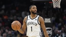 ▲籃網布里吉斯（Mikal Bridges）生涯連續出賽500場未缺席。（圖／美聯社／達志影像）