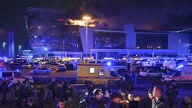 俄羅斯音樂廳發生恐攻。美聯社。勿重複用