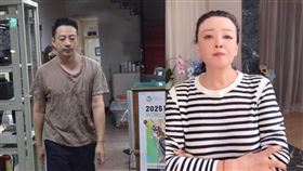 張蘭狂護子喊：「汪小菲是正義好人！」。（組合圖／翻攝自微博）