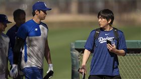 ▲大谷翔平、水原一平。（圖／美聯社／達志影像）