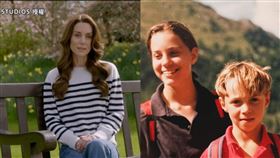 凱特王妃罹癌！親弟弟詹姆斯（James Middleton）相挺。（合成圖／左圖「AP／BBC STUDIOS」授權、右圖翻攝自「jmidy」IG）