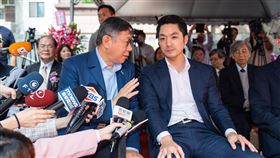 柯文哲、蔣萬安出席清華大學月涵堂開工典禮。（圖／民眾黨提供）