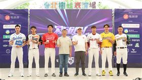 ▲中職6隊球員在台北兒童新樂園宣傳新球季。（圖／中華職棒大聯盟提供）