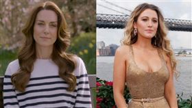 凱特王妃、布蕾克萊芙莉。（圖／翻攝自princeandprincessofwales、Blake Lively IG）