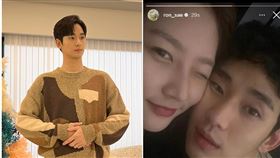 金秀賢和金賽綸的貼臉照瘋傳。（圖／翻攝IG）