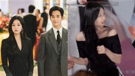 ▲《淚之女王》、金秀賢、金智媛。（圖／翻攝自bbblue.19 Thread）