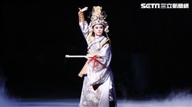 明華園大戲《鯤鯓平卷》孫翠鳳領軍彩排。（圖／記者林聖凱攝影）