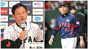 ▲栗山英樹、井端弘和旋風來台，出席台鋼雄鷹主場開幕戰。（組合圖／翻攝自日本隊官網、台鋼雄鷹提供）