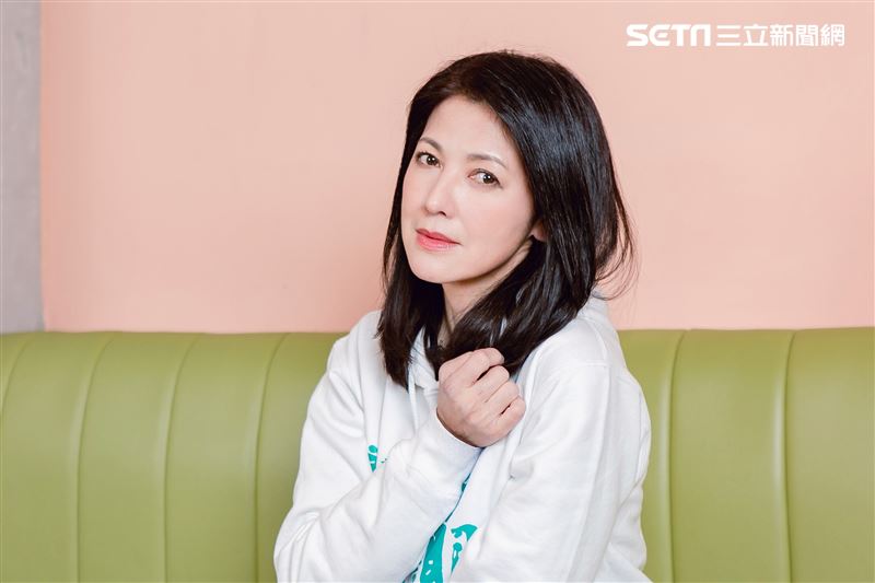 陳明真三立新聞網專訪。（圖／記者楊澍攝影）