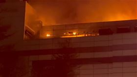 緯創,室外機,火警,風管（圖／翻攝畫面）