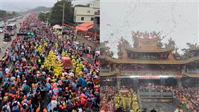 白沙屯媽祖。白沙屯拱天宮臉書