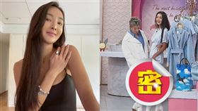 吳速玲與藍心湄及助理主持卞慶華對比，腿差了8個色階。（組合圖／翻攝自媽咪速玲臉書）