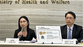 食藥署長吳秀梅（左）說明寶林茶室事件調查情形。（圖／記者簡浩正攝影）