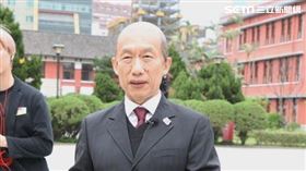 ▲郭子乾扮韓國瑜現身立法院（圖／記者邱榮吉攝影）