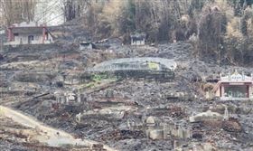 老翁失蹤3日　南投公墓火警撲滅後發現他（圖／翻攝畫面）