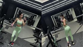 蕾菈展現健身成果。（圖／翻攝自IG）