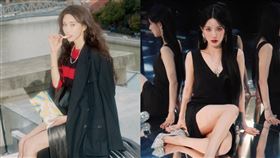 林志玲、薇娟。（圖／翻攝自JIMMY CHOO微博、IG）